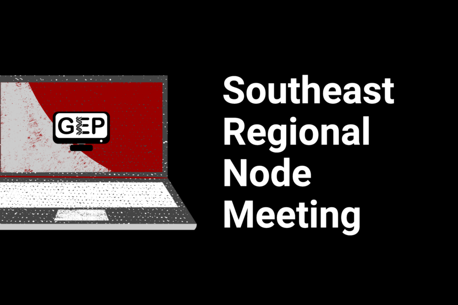GEP Southeast Regional Node Meeting virtual via laptop computer