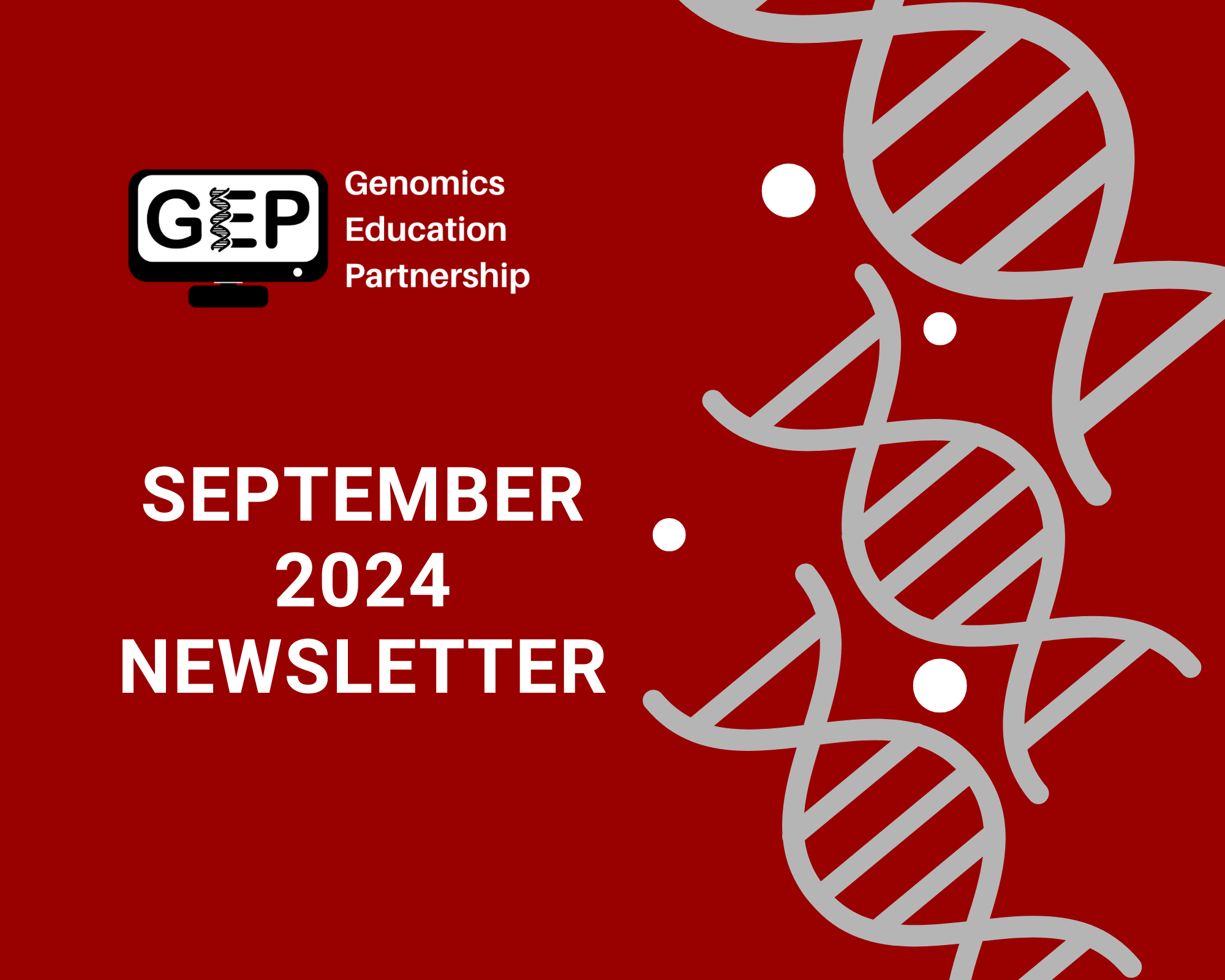 Genomics Education Partnership's September 2024 Newsletter