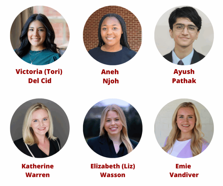 GEP Virtual TAs for Fall 2025: Tori Del Cid, Aneh Njoh, Ayush Pathak, Katherine Warren, Liz Wasson, Emie Vandiver